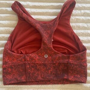 Lululemon Red Sports Bra